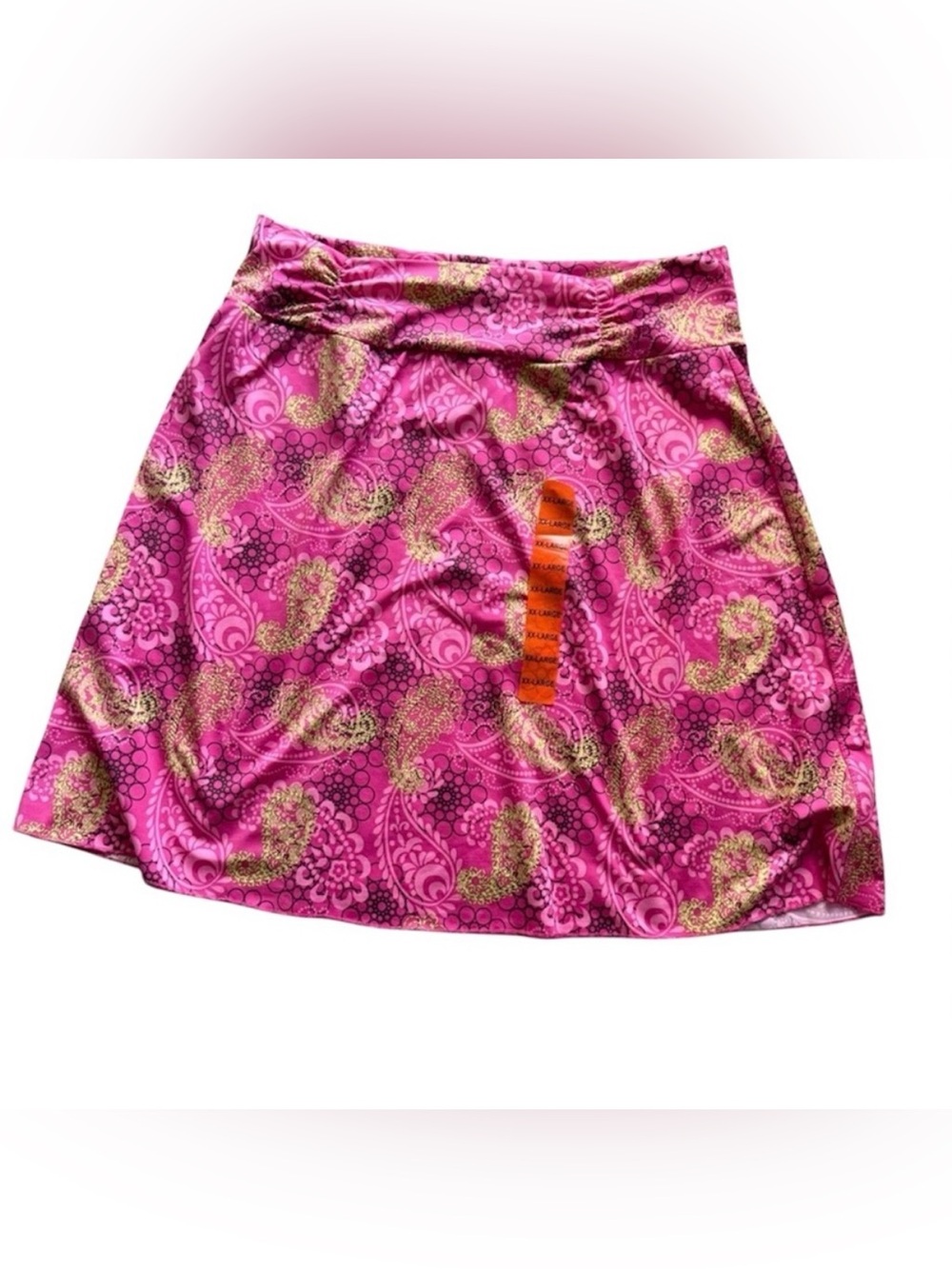 NWT Tranquility By Colorado Clothing Skirt Paisley Pink XXL